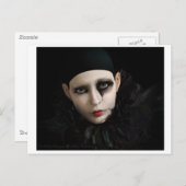 Pierrot Postkarte (Vorne/Hinten)