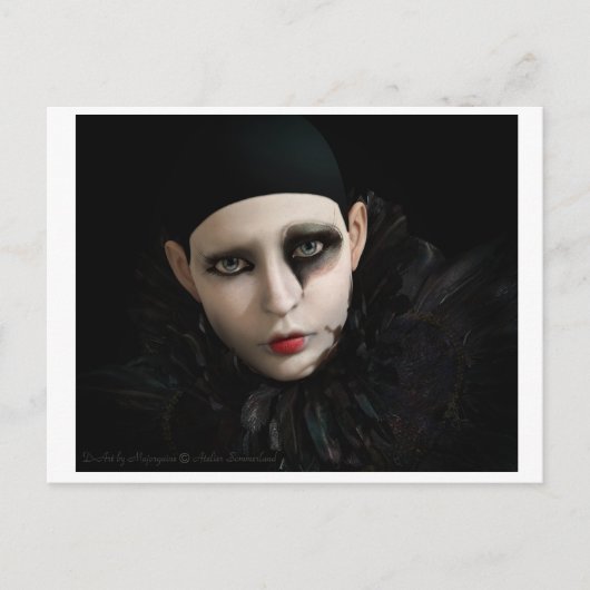 Pierrot Postkarte (Vorderseite)