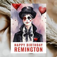 Pierrot schwarz-weiß