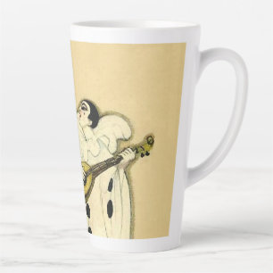 Pierrot Serenades a Crescent Moon von Sophia Chios Milchtasse
