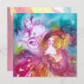 PIERROT UND ARLECCHINA Venezianischer Karneval, Ankündigung (Vorne/Hinten)