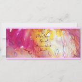 PIERROT UND ARLECCHINA Venezianischer Karneval, Einladung (Rückseite)