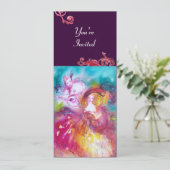 PIERROT UND ARLECCHINA Venezianischer Karneval, Einladung (Stehend Vorderseite)