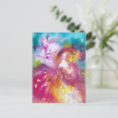PIERROT UND ARLECCHINA Venezianischer Karneval, Postkarte (Stehend Vorderseite)