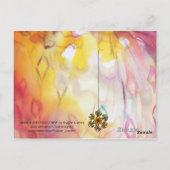 PIERROT UND ARLECCHINA Venezianischer Karneval, Postkarte (Rückseite)