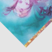 PIERROT UND ARLECCHINA Venezianischer Karneval Seidenpapier (Ausschnitt)