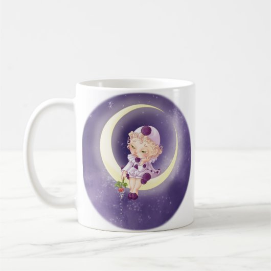 Pierrot und Colombine Kaffeetasse (Links)