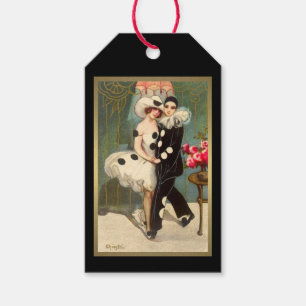 Pierrot und Columbine Dancing Geschenkanhänger