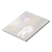 Pierrot und Columbine Notizblock (Rotiert)