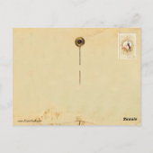 Pierrot und Columbine Postkarte (Rückseite)