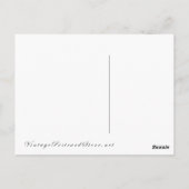 Pierrot und Columbine Postkarte (Rückseite)