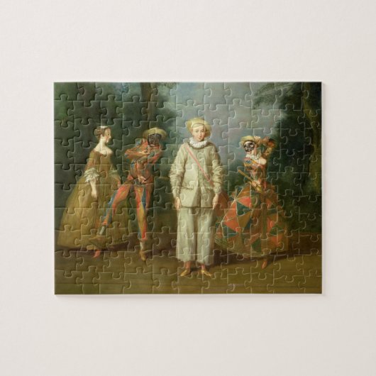 Pierrot und Harlekin Puzzle (Horizontal)