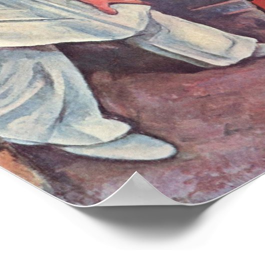 Pierrot und Harlequin Poster (Ecke)