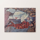 Pierrot und Harlequin Puzzle (Horizontal)