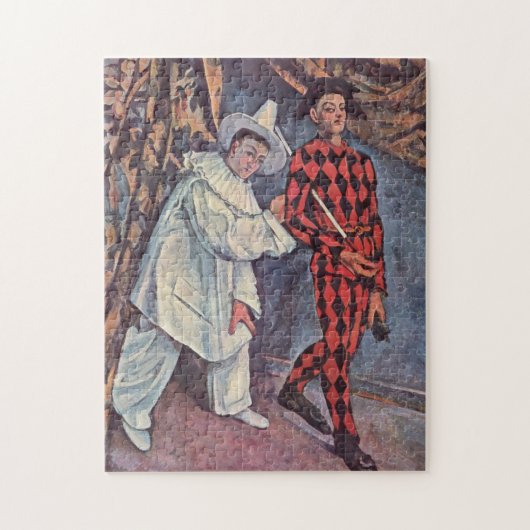 Pierrot und Harlequin Puzzle (Vertikal)