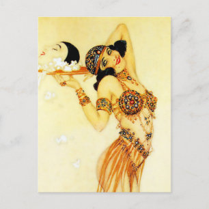 „Pierrot und Salome“ von Raphael Kirchner Postkarte