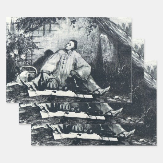 Pierrot-Vergangenheit Geschenkpapier Set (Set)