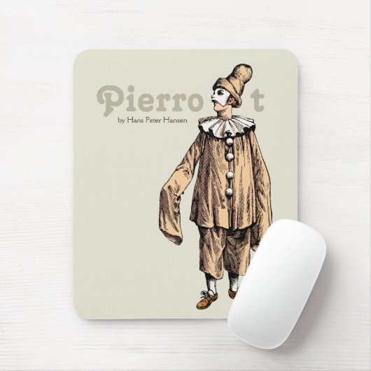Pierrot von Hans Peter Hansen CC0121 Mousepad (Mit Mouse)