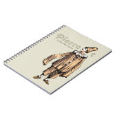 Pierrot von Hans Peter Hansen CC0199 Notizblock (Linke Seite)