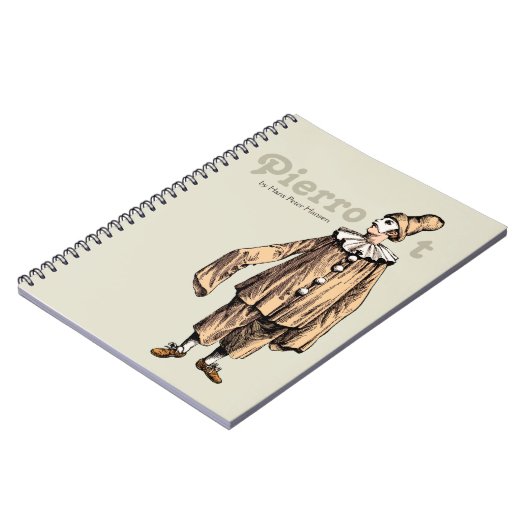 Pierrot von Hans Peter Hansen CC0199 Notizblock (Linke Seite)