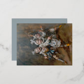 Pierrots - Foil Postcards Folien Feiertagspostkarte (Vorderseite/Rückseite)