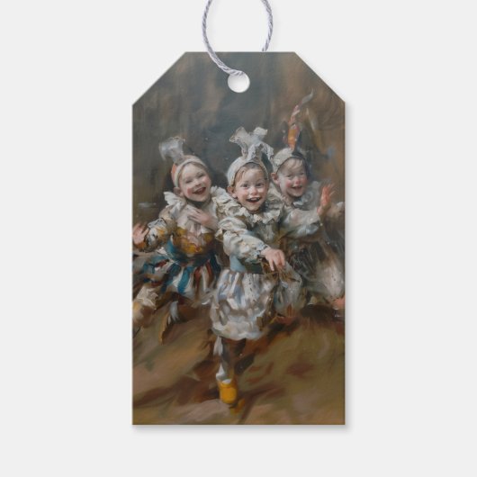 Pierrots - Gift-Tags Geschenkanhänger (Vorderseite)