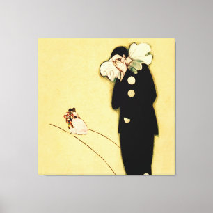 Pierrot's Lost Liebe von Sophia Chiostri Leinwanddruck
