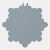 Pierrots - Papierkartendekorationsgeschirr Ornament Karte (Rückseite)