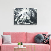 Pierrot's Reast Canvas Print Leinwanddruck (Insitu (Wohnzimmer))