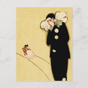 Pierrots verlorene Liebe von Sophia Chiostri Postkarte