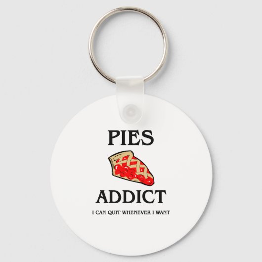 Pies Addict Schlüsselanhänger (Vorderseite)