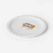 Pies Before Typ Girls Kinder Kleinkind Erntedank Pappteller (Schrägansicht)