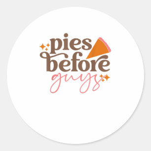 Pies Before Typ Girls Kinder Kleinkind Erntedank Runder Aufkleber