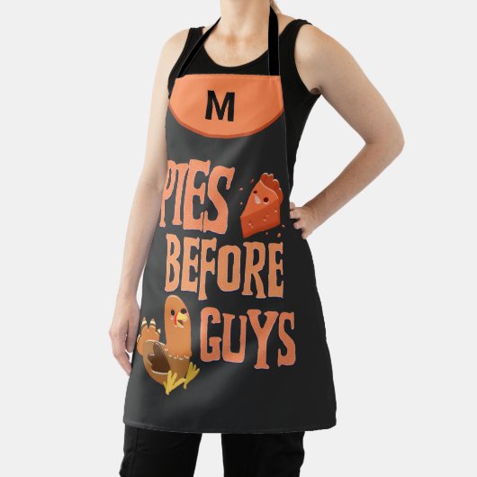 Pies Before Typ Monogram Fun Humorisch Schürze (InSitu)