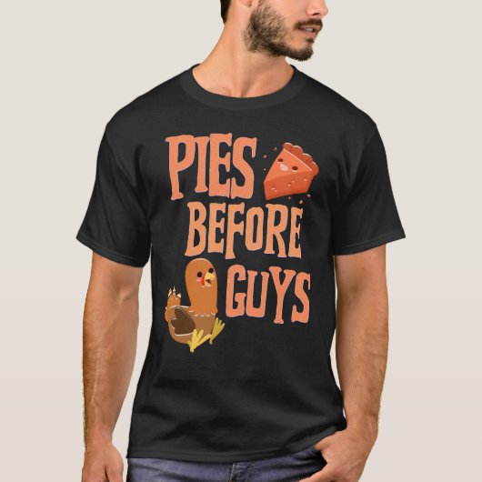 Pies Before Typ Pie Lover Erntedank Spaß T-Shirt (Vorderseite)