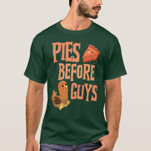 Pies Before Typ Pie Lover Erntedank Spaß T-Shirt