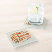 Pies vor Typ Glasuntersetzer (Schrägansicht)