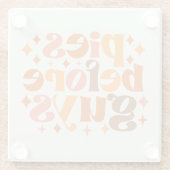 Pies vor Typ Glasuntersetzer (Rückseite)