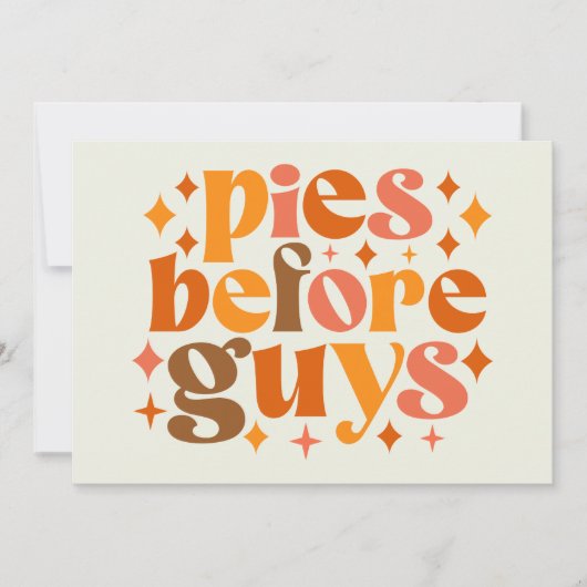 Pies vor Typ Karte (Vorderseite)