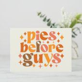 Pies vor Typ Karte (Stehend Vorderseite)