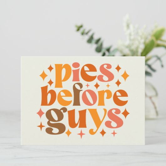 Pies vor Typ Karte (Stehend Vorderseite)