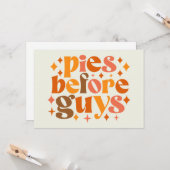 Pies vor Typ Karte (Vorderseite/Rückseite Beispiel)