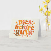 Pies vor Typ Karte (Gelbe Blume)