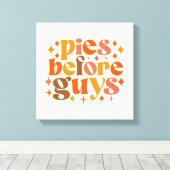 Pies vor Typ Leinwanddruck (Insitu (Holzboden))