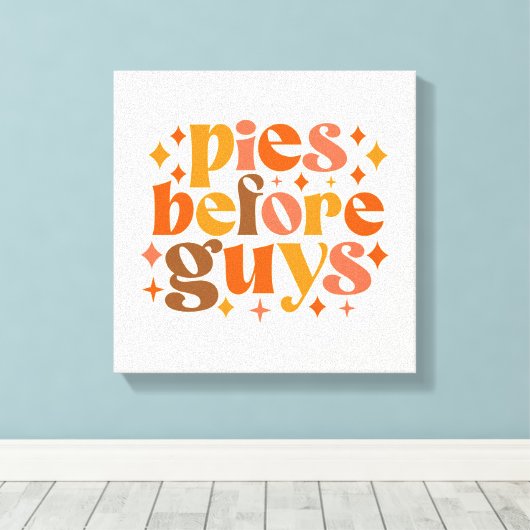 Pies vor Typ Leinwanddruck (Insitu (Holzboden))