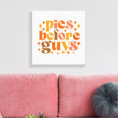 Pies vor Typ Leinwanddruck (Insitu (Wohnzimmer))