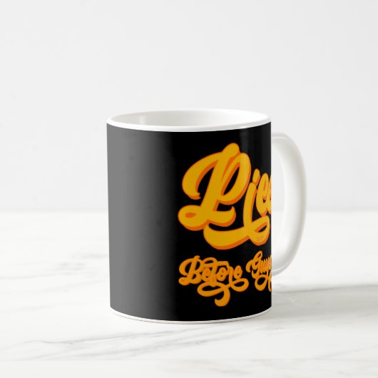 PIES VOR TYP lustiger Erntedank Kaffeetasse (VorderseiteRechts)