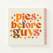 Pies vor Typ Notizblock (Rückseite)