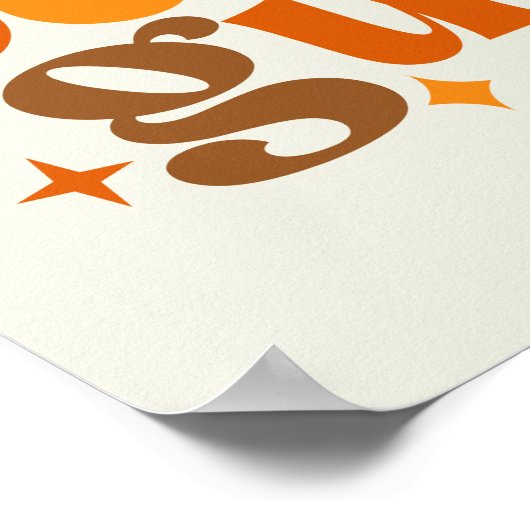 Pies vor Typ Poster (Ecke)