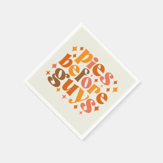 Pies vor Typ Serviette (Ecke)